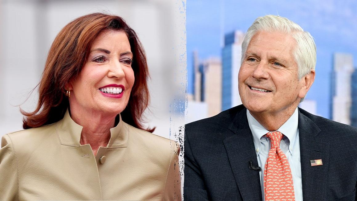 Thống đốc New York Kathy Hochul dẫn trước đối thủ Bruce Blakeman trong cuộc đua vào Thống đốc 1 hochul blakeman new york governor race