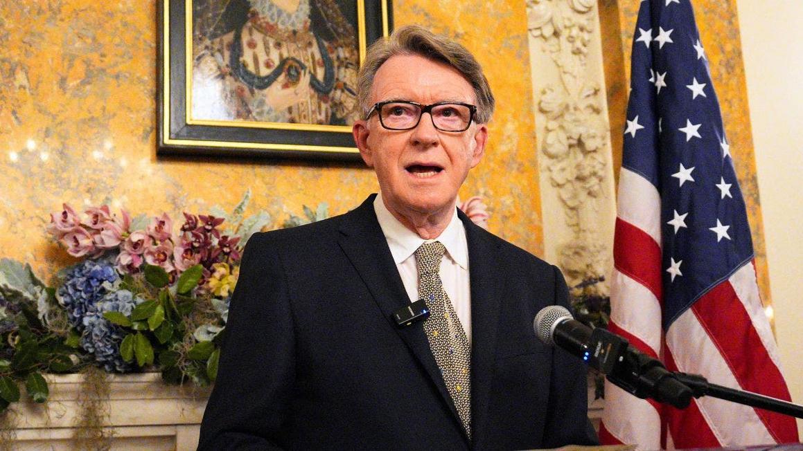 peter mandelson us flag