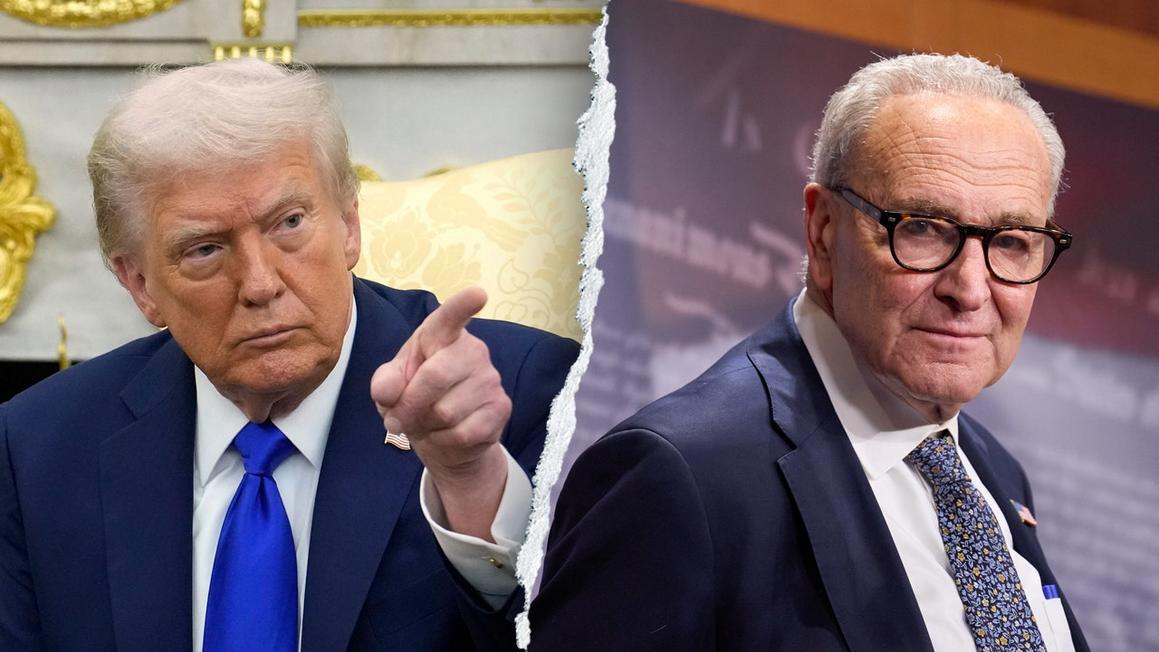 trump and schumer split