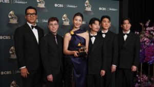 Hàn Quốc ăn mừng “Golden” của K-pop đoạt giải Grammy lịch sử