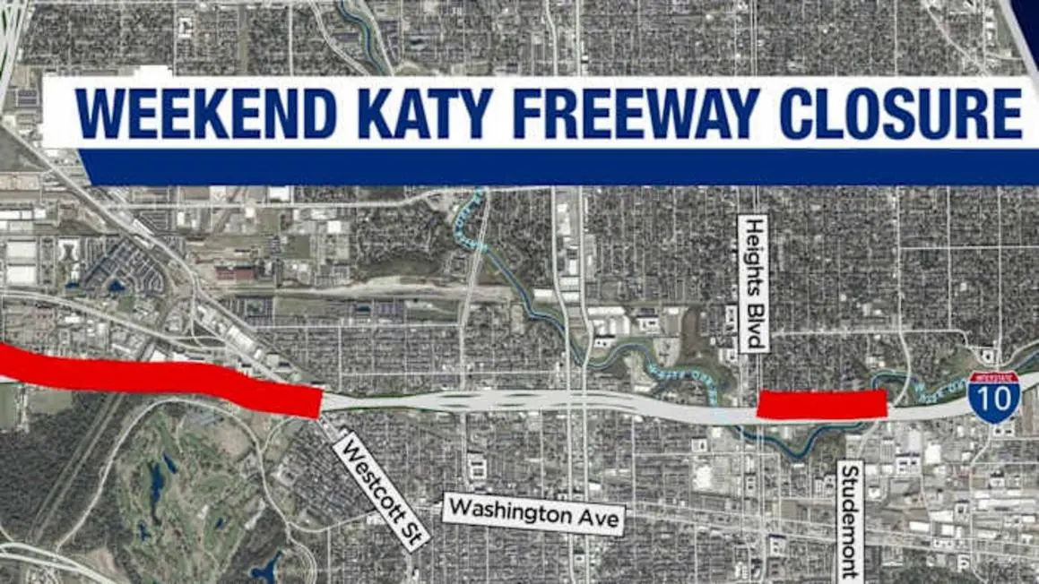 Cảnh báo kẹt xe, đóng đường dịp cuối tuần tại Houston