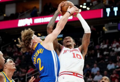 Phân tích nhanh của Warriors: Melton, Podziemski dẫn đầu trong chiến thắng nghẹt thở hiệp phụ trước Rockets của Durant