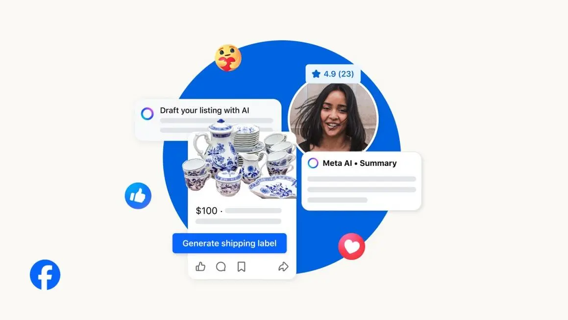 Facebook Marketplace giờ đây cho phép AI của Meta phản hồi tin nhắn người mua