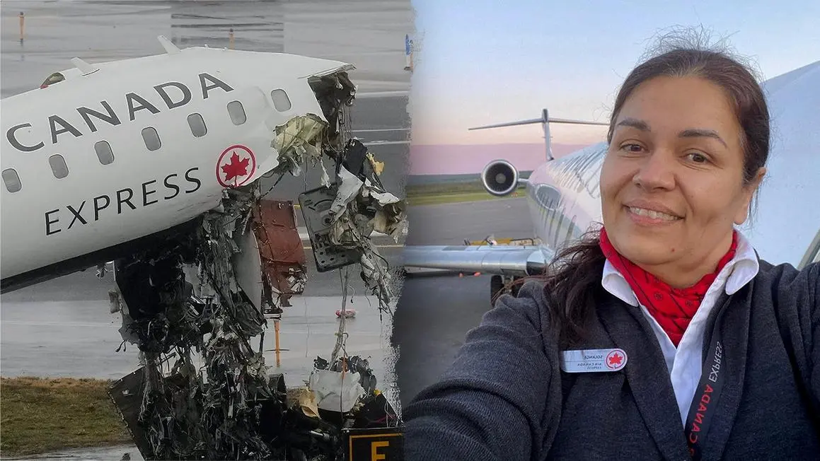 Tiếp Viên Hàng Không Air Canada Văng Ra Khỏi Máy Bay Khi Va Chạm Tại LaGuardia