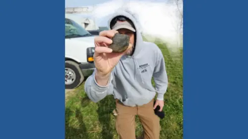 Thợ săn thiên thạch ở Ohio tìm thấy một mảnh vỡ quý giá nhờ giấc mơ