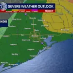 Thời tiết Houston: Bão mạnh vào tối Chủ Nhật, sau đó là cảnh báo gió giật mạnh