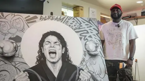 Nghệ sĩ Nam Jersey Vẽ Chân Dung Tuyệt Đẹp Về Michael Jackson