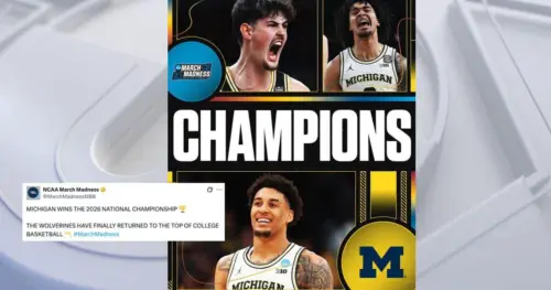 Michigan đánh bại UConn giành chức vô địch bóng rổ nam NCAA