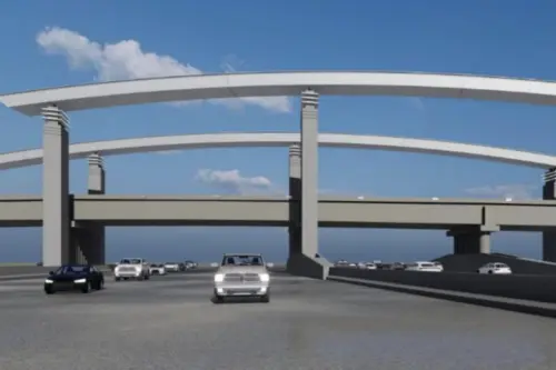 Vòm Cầu Mới Sẽ Lắp Đặt Trên Cầu Silver Line Qua Xa Lộ US 75 Tại Richardson Mùa Hè Này