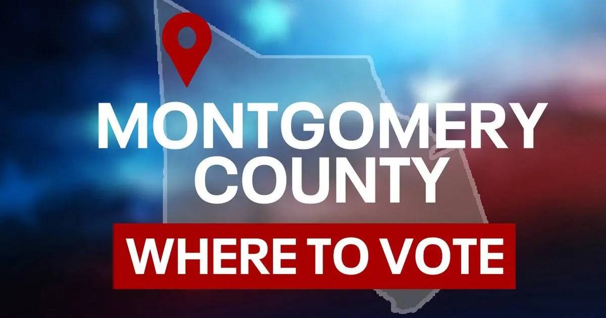 Địa điểm bỏ phiếu sớm bầu cử sơ bộ tại Quận Montgomery, Texas ngày 26 tháng 5