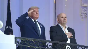 Tổng Thống Trump và Dana White cùng xuất hiện mở màn UFC Freedom 250