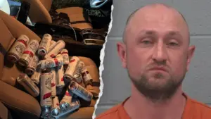 Người đàn ông Florida bị bắt vì lái xe khi say rượu sau khi cảnh sát tìm thấy 34 chai rượu đã mở trong xe