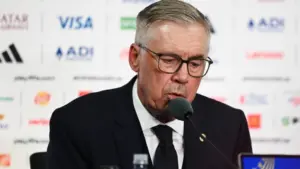 HLV Ancelotti sau trận ra quân của Brazil: “Xin lỗi vì không thắng hôm nay”