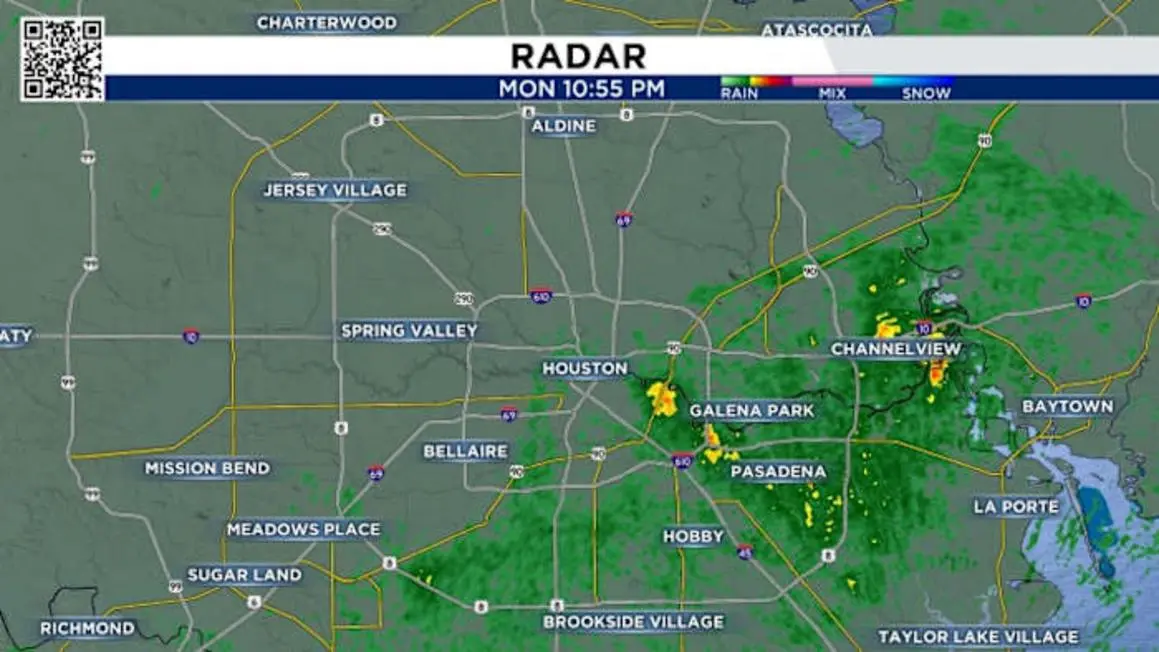 Mưa Giông Dữ Dội, Nguy Cơ Ngập Lụt Đường Phố Tại Houston