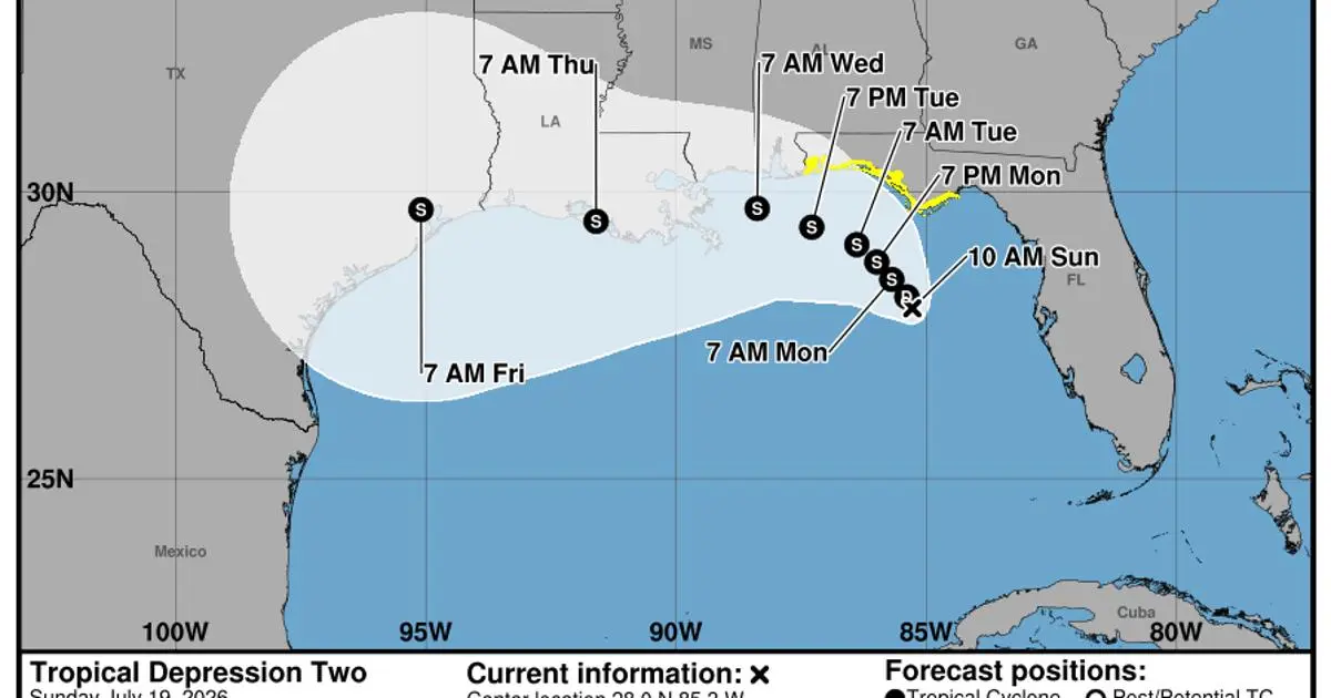 Bão số 2 có khả năng mạnh lên, hướng về Texas tuần này