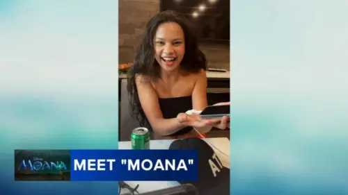 Nữ diễn viên Catherine Laga’aia ra mắt phim điện ảnh với vai diễn Moana phiên bản người đóng của Disney