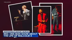 Todd Anthony mang vở kịch độc thoại “RED” về Malcolm X về quê nhà Philadelphia