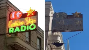 Biển hiệu Đài Phát Thanh Golden Star Lịch Sử Khu Phố Tàu San Francisco Được Khôi Phục Sau Hơn 60 Năm
