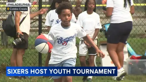 Sixers Summer Hoops Tour Started In Cobbs Creek