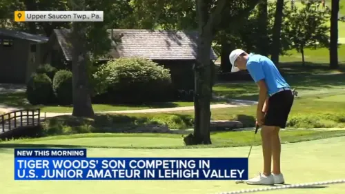 Con trai Tiger Woods tranh tài Giải Golf Vô địch US Junior Amateur