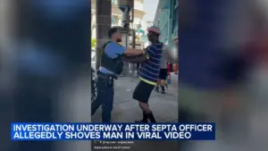 SEPTA điều tra sau khi video ghi lại cảnh viên chức đẩy người đàn ông tại trạm Allegheny