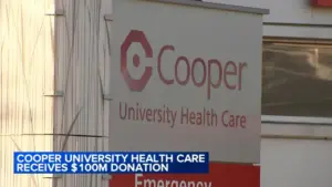 Cooper University Health Care Nhận Quà Tặng Lịch Sử 100 Triệu Đô