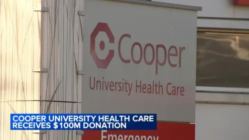 Cooper University Health Care Nhận Quà Tặng Lịch Sử 100 Triệu Đô