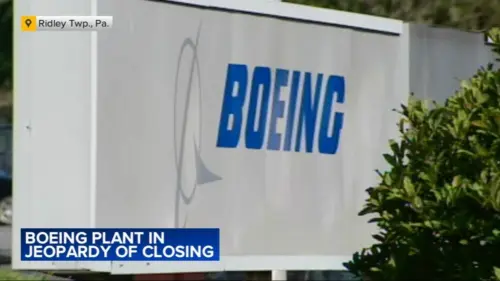 Nhà máy Boeing tại Ridley Township đối mặt tương lai bất định