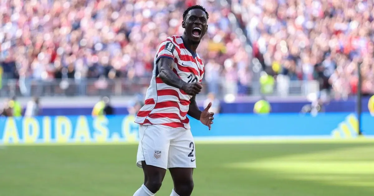 Cầu thủ Folarin Balogun của Hoa Kỳ đủ điều kiện thi đấu với Bỉ sau khi FIFA gỡ bỏ án treo giò thẻ đỏ