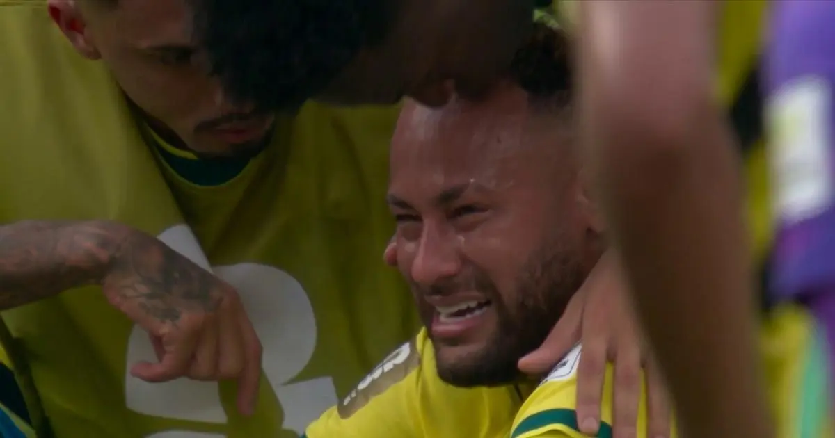 Neymar rơi lệ sau khi bị Haaland và Na Uy loại khỏi World Cup