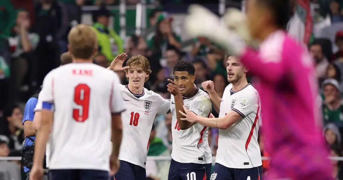 Jude Bellingham ghi bàn thắng thứ hai, đưa cách biệt lên 2-0 cho Anh trước Mexico