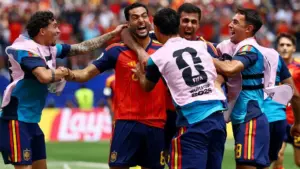 Bàn thắng của Mikel Merino, Tây Ban Nha dẫn trước Bỉ