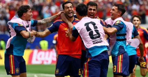 Bàn thắng của Mikel Merino, Tây Ban Nha dẫn trước Bỉ