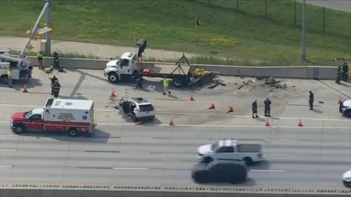 Ít nhất 1 người bị thương trong vụ tai nạn liên quan đến đội của PennDOT trên I-95 gần Cottman Ave.