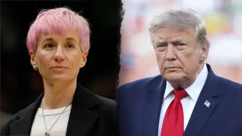 Megan Rapinoe đổ lỗi cho Tổng thống Donald Trump về thất bại của đội tuyển bóng đá nam Hoa Kỳ tại World Cup