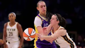 Sự trở lại của Caitlin Clark không như ý, Indiana Fever thất bại trước LA Sparks