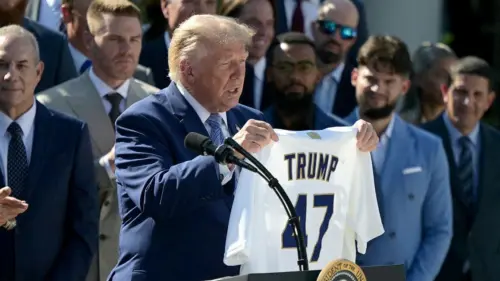 Tổng thống Donald Trump ca ngợi Shohei Ohtani như Babe Ruth trong buổi lễ tại Tòa Bạch Ốc