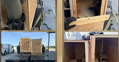 9 người được giải cứu khỏi thùng gỗ trong âm mưu buôn người tại biên giới Texas