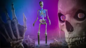 Skele Tôn 12 Foot Đã Trở Lại Với Tính Năng Nói và Mắt LCD