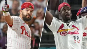Jordan Walker hạ gục Kyle Schwarber ở vòng cuối Home Run Derby