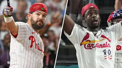 Jordan Walker hạ gục Kyle Schwarber ở vòng cuối Home Run Derby