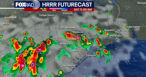 Houston đón mưa lớn liên tục đến đầu tuần tới