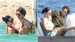 Thủ tướng Canada Justin Trudeau và ca sĩ Katy Perry tình tứ ở miền Nam nước Pháp