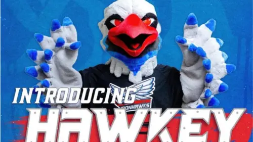 Giới thiệu ‘Hawkey’: Linh vật chính thức của đội Trenton Ironhawks