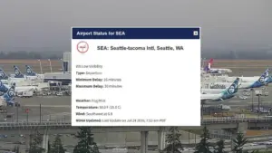 Sân bay Seattle-Tacoma gặp trục trặc vì sương mù và tầm nhìn hạn chế