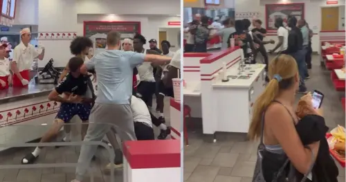 Video Ghi Lại Cảnh Đánh Nhau Tại Quán Ăn In-N-Out Ở Arizona