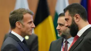 Tổng thống Pháp Macron thăm Syria, lần đầu tiên một lãnh đạo phương Tây chính yếu đến quốc gia này dưới chính quyền mới