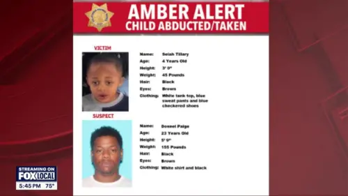 Cảnh Báo Khẩn Cấp Amber Alert: Bé Trai 4 Tuổi Mất Tích