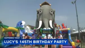 Lễ kỷ niệm 145 năm ngày sinh của Lucy the Elephant tại Margate, New Jersey