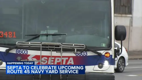 SEPTA Kỷ Niệm Ra Mắt Tuyến 45 Kết Nối Trung Tâm Philadelphia và Navy Yard